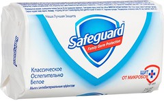 Фото Safeguard туалетне мило Класичне Сліпуче біле 90 г