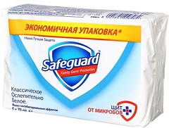 Фото Safeguard туалетне мило Класичне Сліпуче біле 5x 70 г
