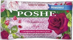 Фото Poshe туалетное мыло Лепестки розы 90 г