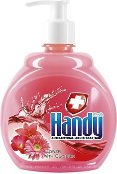 Фото Clovin антибактериальное жидкое мыло Handy Цветочное с глицерином 500 мл