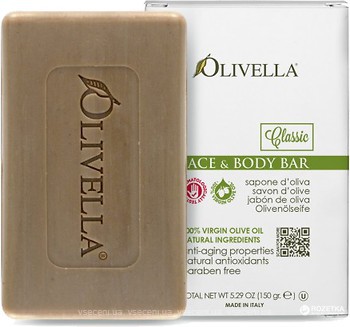 Фото Olivella туалетное мыло Classic Face & Body Bar с оливковым маслом 150 г