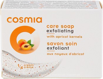 Фото Cosmia крем-мило Care з кісточками абрикоса 90 г
