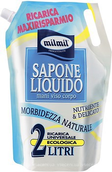 Фото Milmil жидкое мыло Sapone Liquido Morbidezza Naturale 2 л