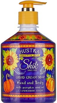 Фото Шик жидкое крем-мыло Hustka С тыквенным маслом 500 г