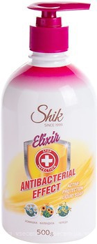 Фото Шик рідке мило Elixir Antibacterial Effect Активний захист з екстрактом череди календули і ромашки п/б 500 г