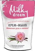 Фото Milky Dream рідке крем-мило Дамаська троянда і ваніль 500 мл