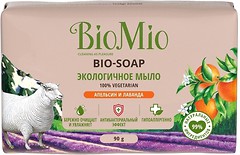 Фото BioMio твердое мыло Bio-Soap Апельсин и лаванда 90 г