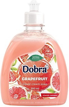 Фото Dobra жидкое крем-мыло Грейпфрут 500 мл