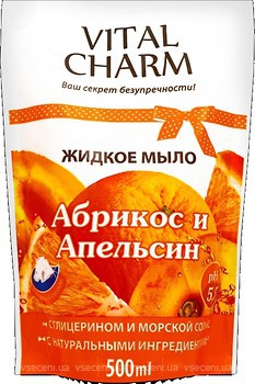 Фото Vital Charm рідке крем-мило Апельсин д/п 500 мл (4820091141934)