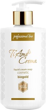 Фото Ti Amo Crema рідке крем-мило Professional Line Liquid Cream Soap Cosmetic Biogold Біозолото 400 мл