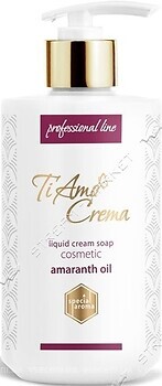 Фото Ti Amo Crema рідке крем-мило Professional Line Liquid Cream Soap Cosmetic Amaranth oil Амарант 400 мл