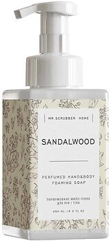 Фото Mr.Scrubber мило-пінка для рук і тіла Perfumed Hand & Body Foarming Soap Sandalwood Сандалове дерево 450 мл