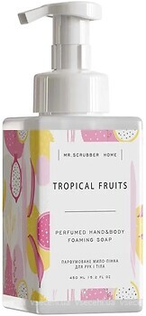 Фото Mr.Scrubber мило-пінка для рук і тіла Perfumed Hand & Body Foarming Soap Tropical fruits Тропічні фрукти 450 мл
