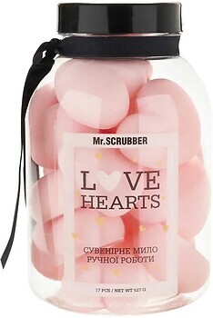 Фото Mr.Scrubber тверде мило Handmade Soap Love Hearts Pink 527 г