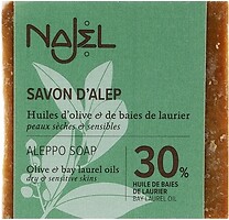 Фото Najel тверде мило Savon d’Alep Aleppo Soap 30% Bay Laurel Oil Алепське 30% олії лавра 170 г