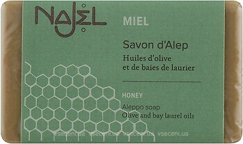 Фото Najel твердое мыло Savon d’Alep Aleppo Soap Honey с медом 100 г