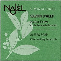 Фото Najel твердое мыло Savon d’Alep Aleppo Soap Olive and Bay Laurel Oils с оливковым и лавровым маслом 5x 20 г