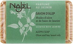 Фото Najel твердое мыло Savon d’Alep Aleppo Soap Scented with Jasmine с ароматом жасмина 100 г