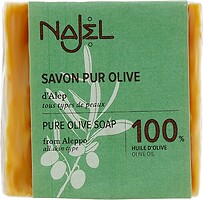Фото Najel тверде мило Savon d’Alep Pure Olive Soap 100% Оливкова 100 г