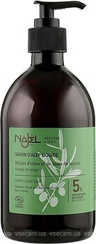 Фото Najel твердое мыло Savon Noir d’Alep Aleppo Liquid Soap 5% Масла лавра 5% 500 мл