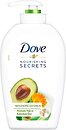 Фото Dove жидкое крем-мыло Nourishing Secrets Масло авокадо и экстракт календулы п/б 500 мл
