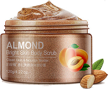 Фото Bioaqua Almond Bright Skin Body Scrub скраб для тіла з маслом мигдалю 120 г