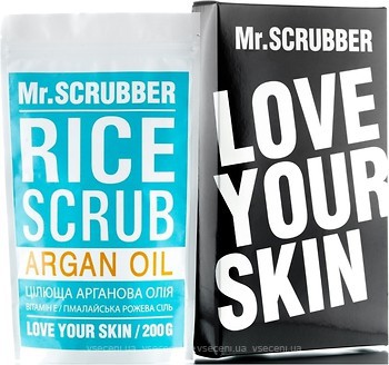 Фото Mr.Scrubber скраб для тела рисовый Argan Oil 200 г