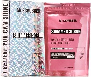 Фото Mr.Scrubber скраб для тела Shimmer Scrub 150 г