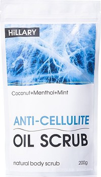 Фото Hillary антицелюлітний скраб для тіла охолоджуючий Anti-Cellulite Oil Scrub 200 г