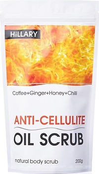 Фото Hillary антицелюлітний скраб для тіла розігріваючий Anti-Cellulite Oil Scrub 200 г