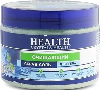 Фото Crystals Health скраб для тела солевой очищающий 500 мл