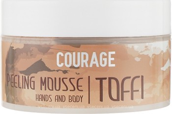 Фото Courage пілінг-мус для рук и тела ірис Peeling Mousse Hands and Body Toffic 300 мл