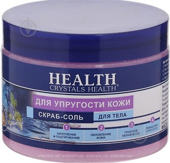 Фото Crystals Health скраб для тіла сольовий для пружності шкіри 500 г