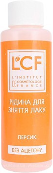 Фото LCF рідина для зняття лаку з ароматом Персика 100 мл