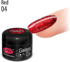 Фото PNB UV/LED Galaxy Gel №04 Red