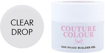 Фото Couture Colour One-phase Builder Gel Clear drop 15 мл