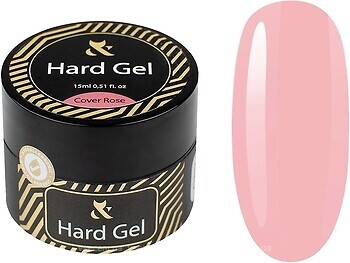 Фото F.O.X Hard Gel Cover Rose 15 мл