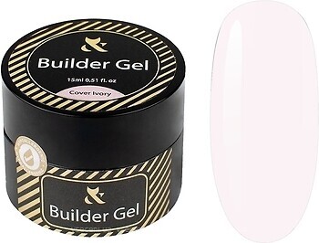Фото F.O.X Builder Gel Cover Ivory 15 мл