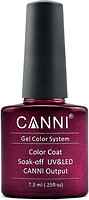 Фото Canni Gel Color System №256 Гліттерний темно-червоний