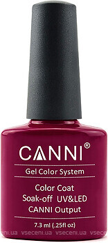 Фото Canni Gel Color System №257 Темно-червоний