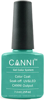 Фото Canni Gel Color System №076 Темно-смарагдовий
