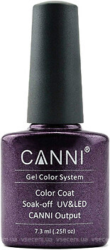 Фото Canni Gel Color System №213 Глибокий фіолетовий з мікроблеском