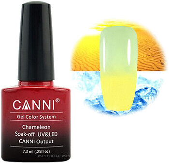Фото Canni Chameleon Soak-off UV&LED Output №336 Лимонний-пастельний салатовий