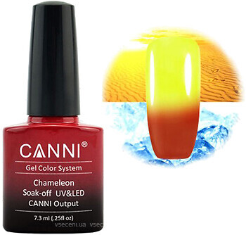 Фото Canni Chameleon Soak-off UV&LED Output №340 Червоний-жовтий