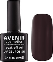 Фото Avenir Cosmetics Soak-off gel UV Gel Polish №100 Чорна вишня