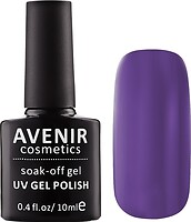 Фото Avenir Cosmetics Soak-off gel UV Gel Polish №108 Темно-сиреневый