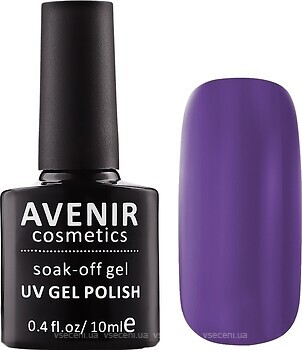 Фото Avenir Cosmetics Soak-off gel UV Gel Polish №108 Темно-бузковий