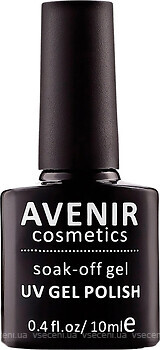 Фото Avenir Cosmetics Soak-off gel UV Gel Polish №120 Марсала з перламутром