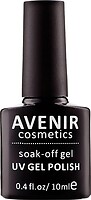 Фото Avenir Cosmetics Soak-off gel UV Gel Polish №125 Темно-коричневий