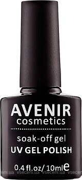 Фото Avenir Cosmetics Soak-off gel UV Gel Polish №125 Темно-коричневий
